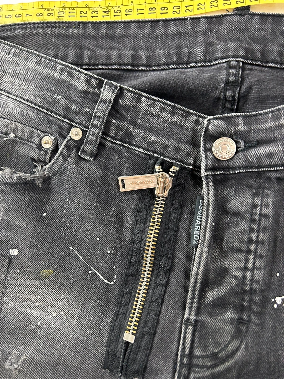 Jean rasgado preto dsquared2 tamanho 50 – photo 10
